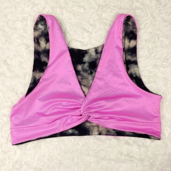 VICTORIA'S SECRET PINK, TIE DYE, REVERSABLE BIKINI TOP. SIZE SMALL. NEW! - Picture 5 of 7